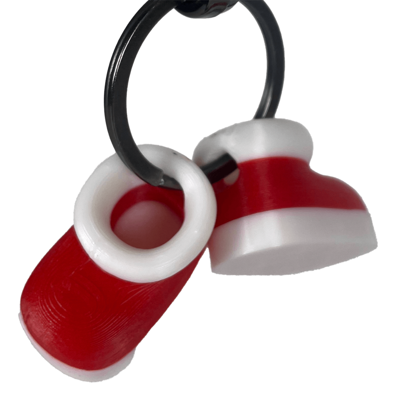 Sleutelhanger kerstschoentjes